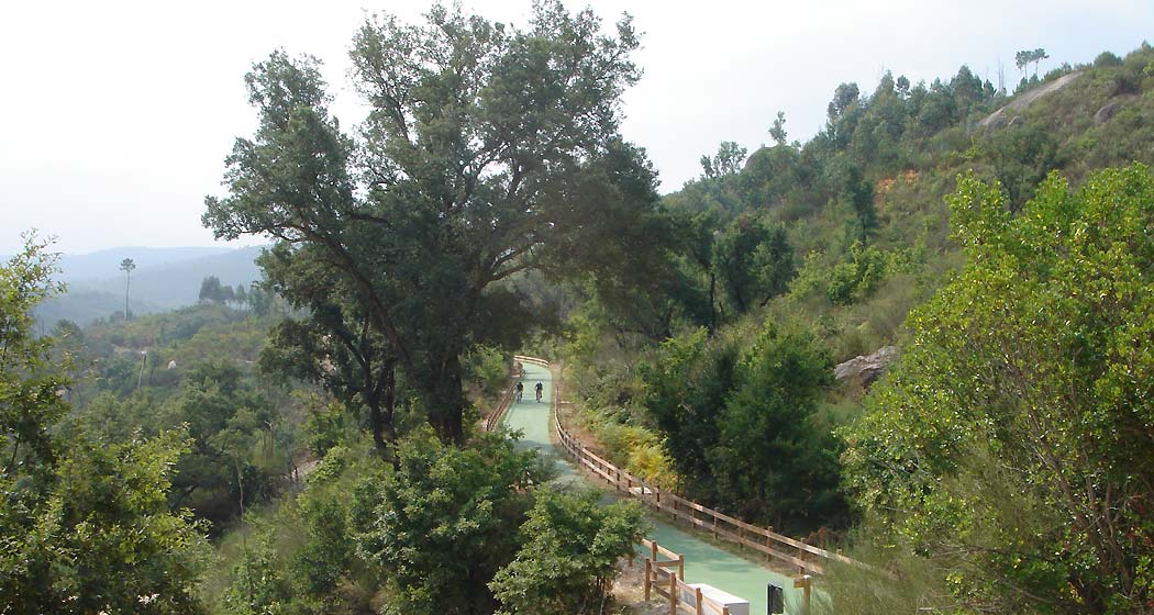 a ciclovia Ecopista do Dão